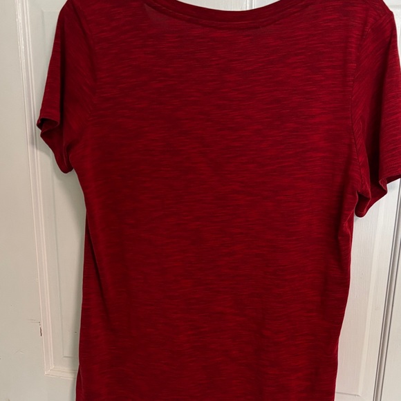 Nike Red Portland Trail Blazers V-Neck Tee - Picture 6 of 7
